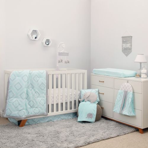  NoJo The Dreamer Collection 8pc Crib Bedding Set Mint by NoJo