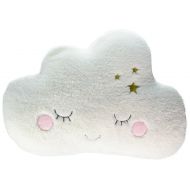 Little Love by NoJo Cloud Shaped Pillow, White