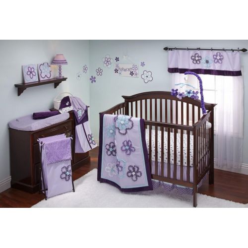  NoJo Play Ball, 9-Piece Crib Bedding Set, NavyRedIndigoIvoryBrown