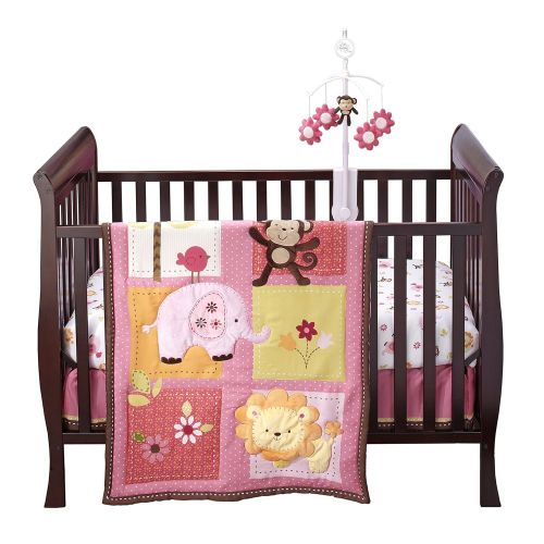  NoJo Play Ball, 9-Piece Crib Bedding Set, NavyRedIndigoIvoryBrown