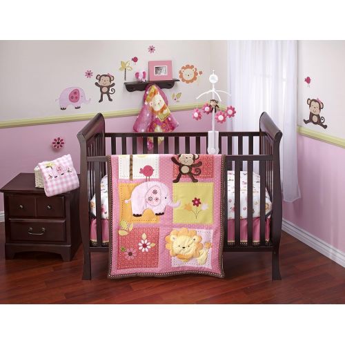  NoJo Play Ball, 9-Piece Crib Bedding Set, NavyRedIndigoIvoryBrown