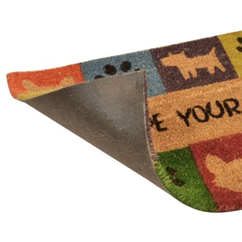  NoTrax Floor Matting No Trax Designs C12S1830WP Wipe Your Paws Vinyl-Backed Door Mat, 18 x 30