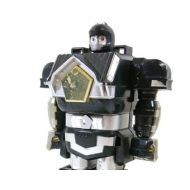 NoTurnsCollectables 1995 MMPR Power Rangers Deluxe Shogun Zord Black Vintage Action Figure Bandai