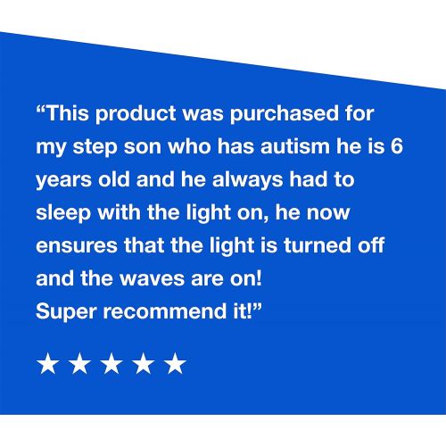  [아마존베스트]Noa Calming Autism Sensory LED Light Projector Toy Relax Blue Night Music Projection