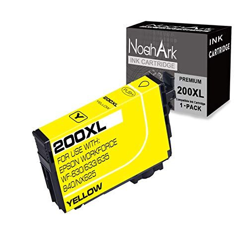  NoahArk 1 Packs 200XL Remanufactured Ink Cartridge Replacement for Epson 200 XL 200XL T200XL use for Expression Home XP-200 XP-300 XP-310 XP-400 XP-410 Workforce WF-2520 WF-2530 WF