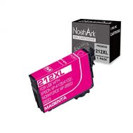 NoahArk 1 Pack 212XL Remanufacture Ink Cartridge Replacement for Epson 212XL 212 T212XL High Yeild for Workforce WF-2830 WF-2850 Expression Home XP-4100 XP-4105 Printer (1 Magenta)