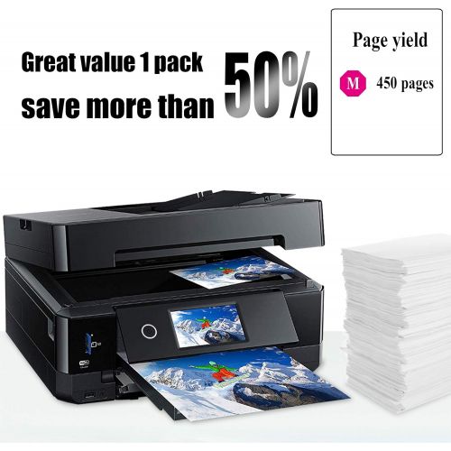  NoahArk 1 Packs 200XL Remanufactured Ink Cartridge Replacement for Epson 200 XL 200XL T200XL use for Expression Home XP-200 XP-300 XP-310 XP-400 XP-410 Workforce WF-2520 WF-2530 WF