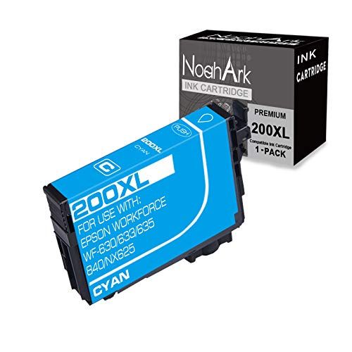  NoahArk 1 Packs 200XL Remanufactured Ink Cartridge Replacement for Epson 200 XL 200XL T200XL use for Expression Home XP-200 XP-300 XP-310 XP-400 XP-410 Workforce WF-2520 WF-2530 WF