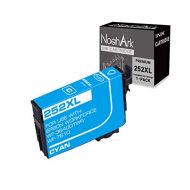 NoahArk Remanufactured Ink Cartridge Replacement for Epson 252XL T252XL 252 XL for Workforce WF-3630 WF-3640 WF-7610 WF-7620 WF-7110 WF-3620 WF-7210 WF-7710 WF-7720 Printer (1 Cyan