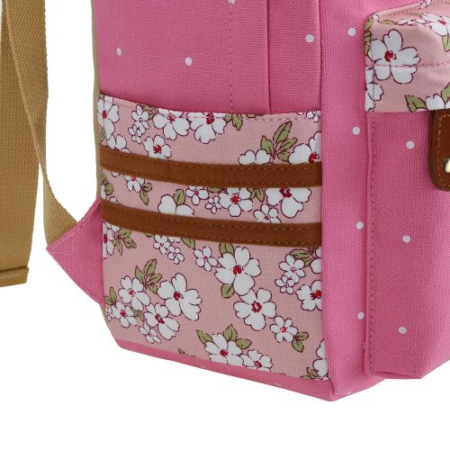  Nobag Mermaid Backpack Flowers Canvas bag Girls School Cartoon Mermaid Princess Unicorn (Style 4)