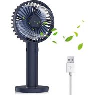 [아마존베스트]Nobebird USB Ventilator leise kleine Tischventilator Handventilator mit Spiegelbasis / 5 Geschwindigkeit Einstellbar/Fuer Buero, Zuhause und im Freien