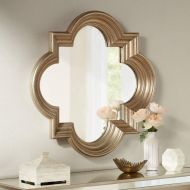 Noble Park Farley Silver 34 1/2 x 34 1/2 Quatrefoil Mirror