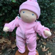 /NobleDolls Custom Made Waldorf Baby Doll Button-Jointed 12 inch