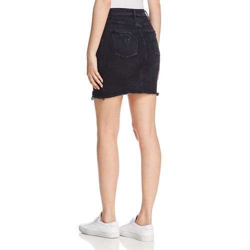  Nobody Siren Denim Skirt in Notion