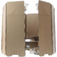 nobrand Windshield for Camping Hose Burner Copel Premium 10 Layers Folding Windshield Gold Color