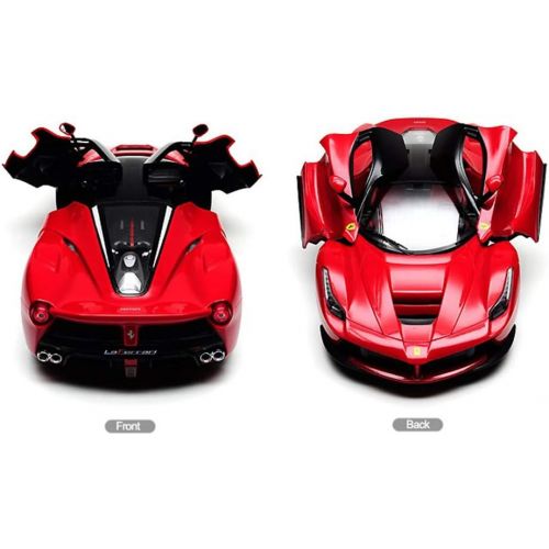  Nobrand Ferrari Laferrari RC Car Radio Control Red Color Radio Remote Control Cars 1:14 Scale Vehicle LED Light 9V X 1 Controller for Adults& Kids