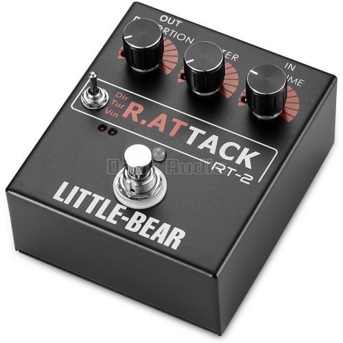  Nobsound Little Bear 3 Rat Tack Guitar Bass Distortion Effector Effect Stomp Box Fuzz Pedal LED