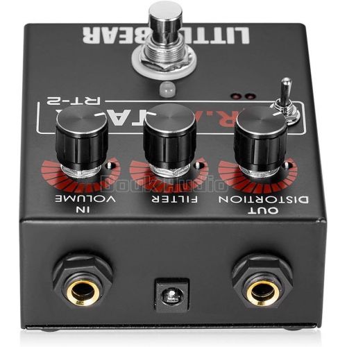  Nobsound Little Bear 3 Rat Tack Guitar Bass Distortion Effector Effect Stomp Box Fuzz Pedal LED