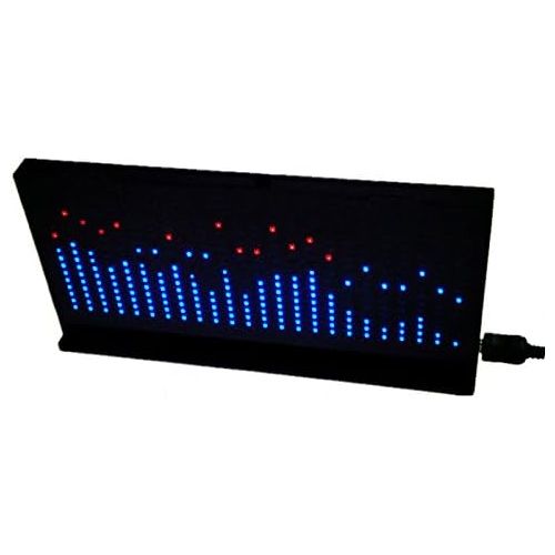  [아마존베스트]Nobsound 1424 Music Spectrum Audio Spectrum Sound Level LED Level Meter Display Analyzer for Hifi (Black)