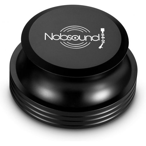  Nobsound LP Vinyl Turntable Disc Stabilizer Record Weight Clamp Vibration Reducer Aluminum Audiophile Grade HiFi for Record Player (Pro Version)