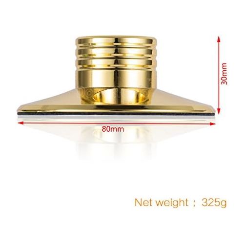  Nobsound STB-01 LP Vinyl Turntables Metal Disc Stabilizer Record Weight HiFi (Gold)