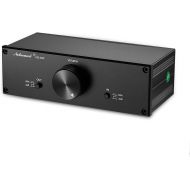 [아마존베스트]Nobsound Mini Fully-Balanced/Single-Ended Passive Preamp; Hi-Fi Pre-Amplifier; XLR/RCA Volume Controller for Active Monitor Speakers (Black)
