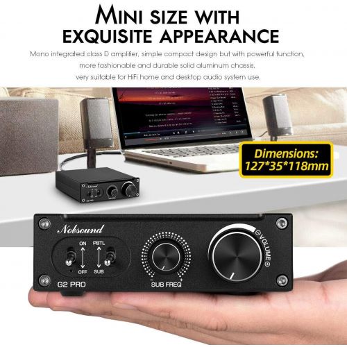  [아마존베스트]Nobsound G2 PRO Hi-Fi 300W Subwoofer Audio Mono Channel Class D Power Amplifier