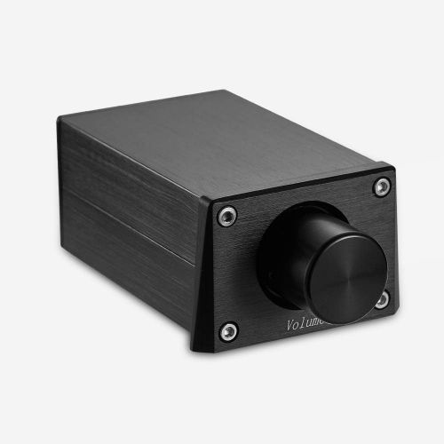  [아마존베스트]Nobsound High Precision Passive Preamp Volume Controller VOL Control HiFi Preamplifier ALPS (RCA&HiFi Version, Black)