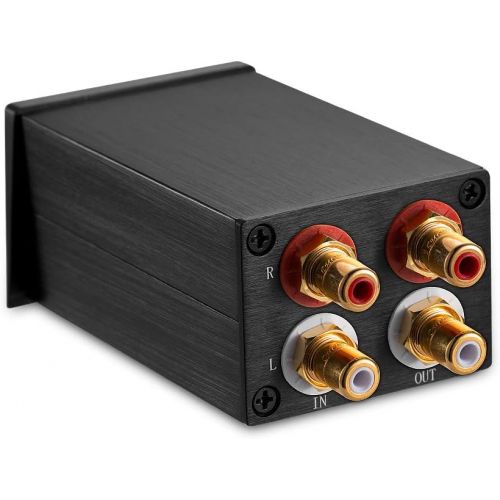  [아마존베스트]Nobsound High Precision Passive Preamp Volume Controller VOL Control HiFi Preamplifier ALPS (RCA&HiFi Version, Black)