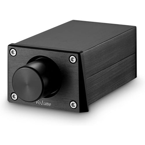  [아마존베스트]Nobsound High Precision Passive Preamp Volume Controller VOL Control HiFi Preamplifier ALPS (RCA&HiFi Version, Black)