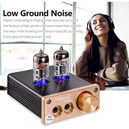 [아마존베스트]Nobsound Hifi Audio Headphone Amplifier Mini Valve Tube Headphone Amplifier Stereo Amp