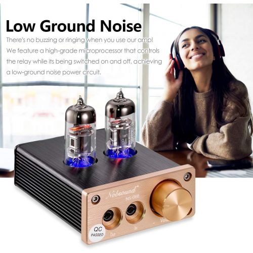  [아마존베스트]Nobsound Hifi Audio Headphone Amplifier Mini Valve Tube Headphone Amplifier Stereo Amp
