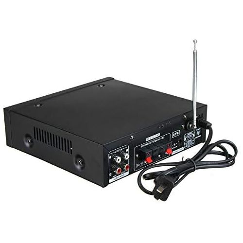  [아마존베스트]-Service-Informationen 800W Bluetooth Car Home Amplifier HiFi Stereo Audio Digital Amp MP3 SD MIC (BT-309A 800W)