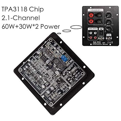  Nobsound Audio TPA3118?Digital Integrated Amplifier Bass Speakers 2.1?Channel Subwoofer Amplifier Bass Speaker Board