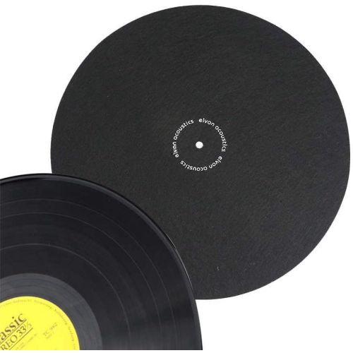  [아마존베스트]Nobsound LP Vinyl Turntable Slipmat Record Wool Pad Anti-static Anti-Vibration Black Mat