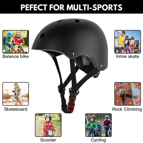  Nocihcass Skateboard Helmet, CPSC Certified Multi-Sport Bike Helmet from Kids to Youth Adult for Skate Scooter Bike Rollerblade Longboard Hoverboard Climbing BMX …