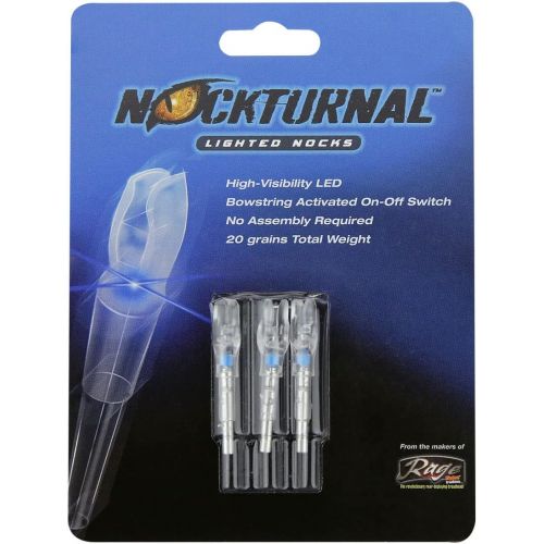  Nockturnal-G Lighted Archery Nocks for Arrows with .165 Inside Diameter Including Victory VAP, Easton Acc, G-UNI and More