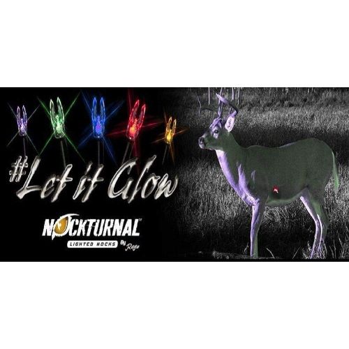  Nockturnal-S Lighted Nock for Arrows with .244 Inside Diameter Including Carbon Tech, Victory, Carbon Impact, Carbon Revolution, Easton, Beman and PSE Brands