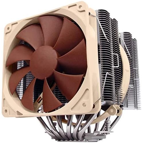  Noctua NH-D14, Premium CPU Cooler with Dual NF-P14 and NF-P12 Fans (Brown)