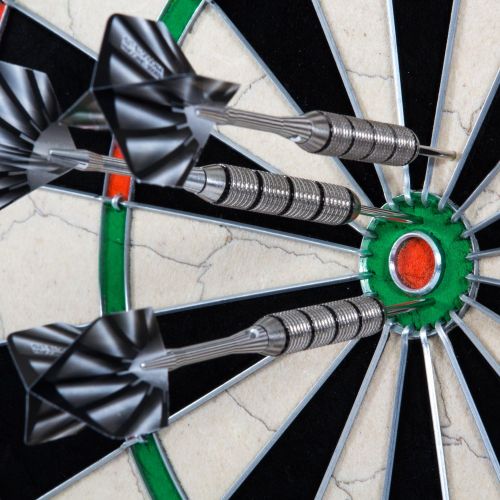  Nodor Supawire 2 Regulation-Size Bristle Dartboard with Moveable Number Ring and Hanging Kit