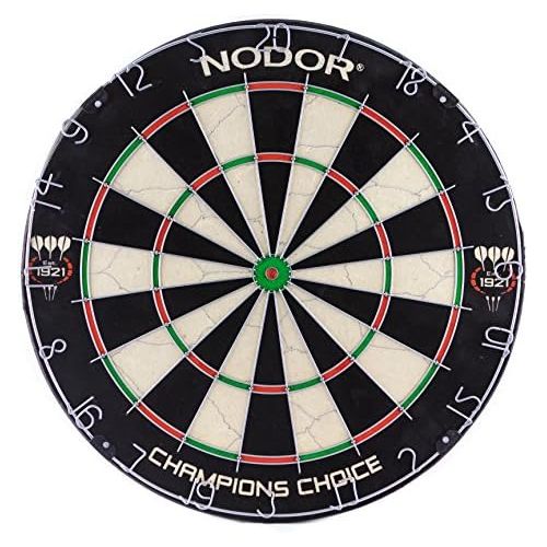  Nodor Champions Choice Practice Sef-Adhesive Bristle Dartboard - Used by Pro Dart Throwers to Enhance Their Skills