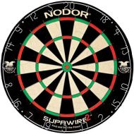 Nodor Supawire 2 Regulation-Size Staple-Free Bristle Dartboard with Moveable Number Ring and Hanging Kit