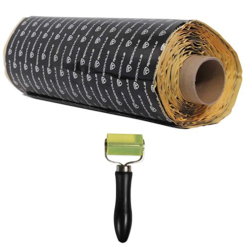  Rockville Rockmat RM36-B 36 Sq Ft Butyl Rubber Sound DampeningDeadening Car Kit