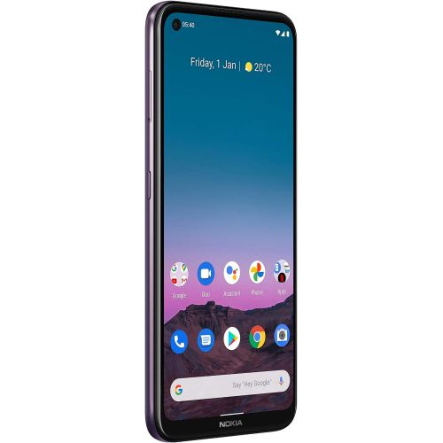  Nokia 5.4 Android 10 Unlocked Smartphone 2-Day Battery Dual SIM US Version 4/128GB 6.39-Inch Screen 48MP Quad Camera Dusk