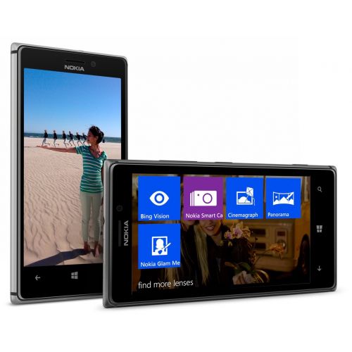  Nokia Lumia 925 16GB Unlocked GSM 4G LTE Windows 8 Smartphone w 8MP Camera - Black