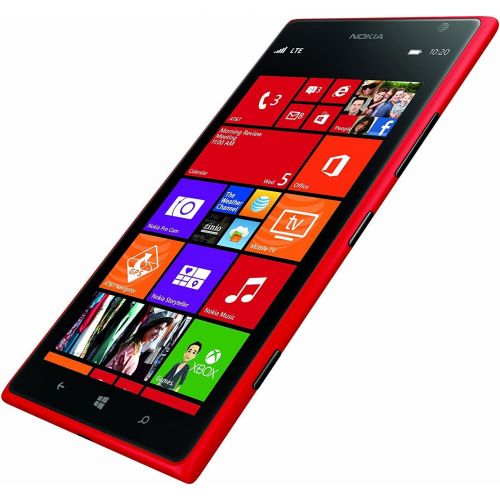  Nokia Lumia 1520 RM-940 16GB GSM + AT&T 4G LTE Quad-Core Windows Phone w 20MP Camera - Red (No Warranty)