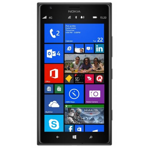  Nokia Lumia 1520 GSM Unlocked RM-937 4G LTE 16GB Windows 8 Smarphone - Black - International Version No Warranty