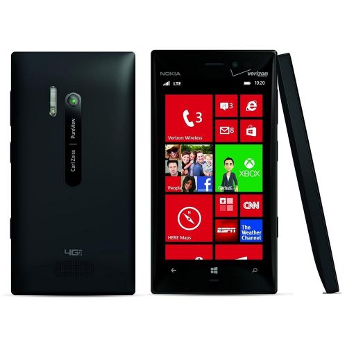  Nokia Lumia 928 32GB Unlocked GSM 4G LTE Windows Smartphone - Black