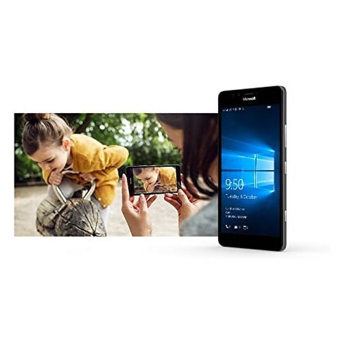  Nokia Microsoft Lumia 950 32GB Dual Sim NAM RM-1118 GSM Factory Unlocked - US Warranty (Black)