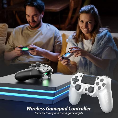  [아마존베스트]Nolansend Wireless Controller Compatible with Playstation 4, Gamepad Controller Remote Joystick Compatible with PS4/Pro/Slim Console with Motion Motors, Audio Function, Touch Pad and Dual Vi